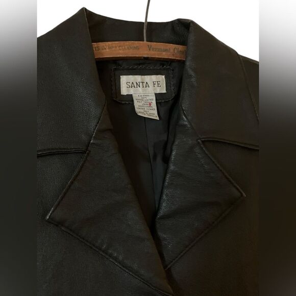 Santa Fe Leather Blazer  Size 4 - Picture 2 of 6